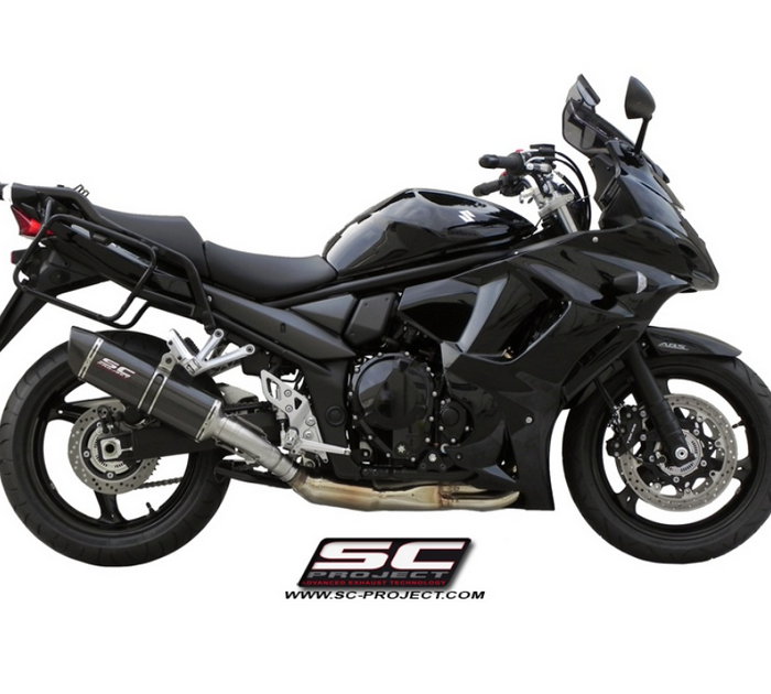 SC-Project Εξάτμιση Oval Carbon S08A-12C Suzuki Gladius 650 2009-2015 Slip-On