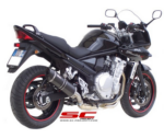 SC-Project Εξάτμιση Oval Carbon S06B-02C Suzuki Bandit 650 2007-2012 Slip-On