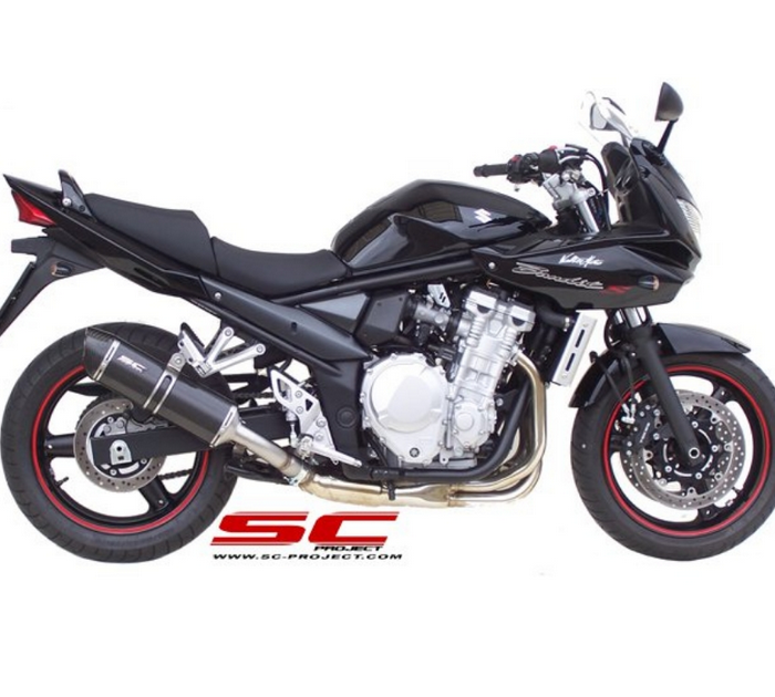 SC-Project Εξάτμιση Oval Carbon S06B-02C Suzuki Bandit 650 2007-2012 Slip-On