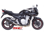 SC-Project Εξάτμιση Oval Titanium S06D-02T για Suzuki GSX650F / Bandit 650 (2008-2012)