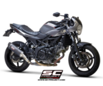 SC-Project Εξάτμιση Oval Titanium S14A-01T για Suzuki SV650 (2016-2020)