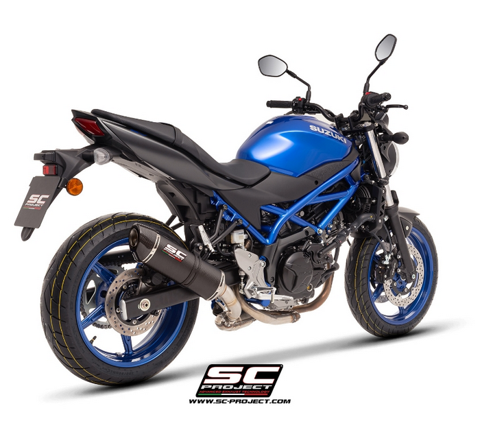 SC-Project Εξάτμιση Oval Titanium S14B-01T για Suzuki SV650 / SV650 A2 (2021-2025)
