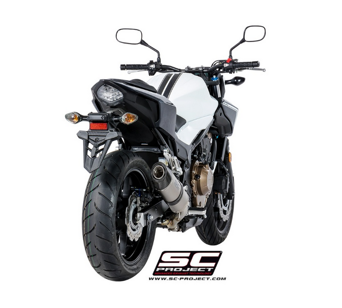 SC-Project Εξάτμιση Oval Titanium για Honda CBR500R 2017 – 2018