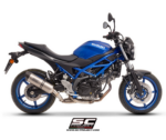 SC-Project Εξάτμιση Oval Carbon S06D-02C για Suzuki GSX650F / Bandit 650 (2008-2012)