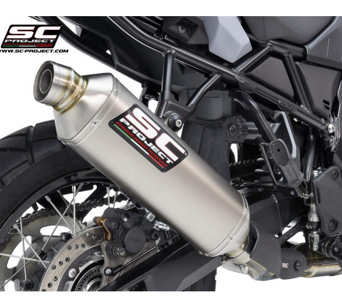 SC-Project Εξάτμιση Rally Raid Titanium Suzuki V-Strom 800DE / 800SE 2023-2025 Slip-On S22A-101T