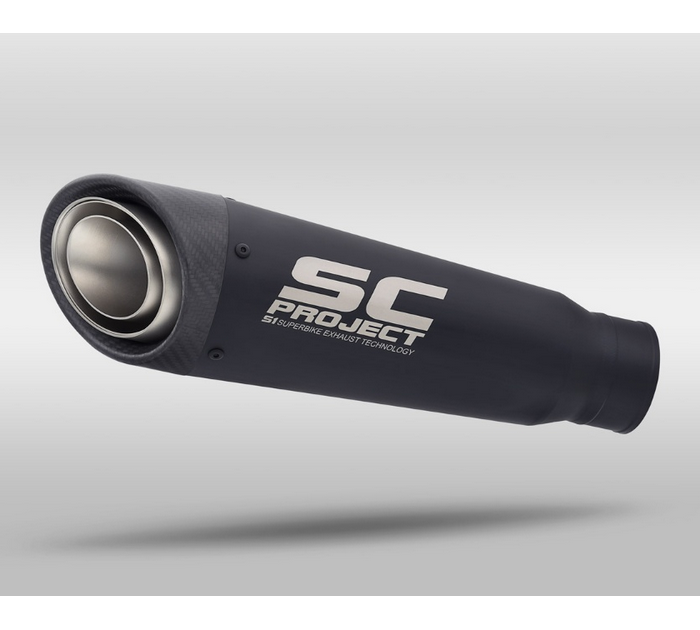 SC-Project Εξάτμιση S1 Stainless Steel Matt Black S11A-41MB για Suzuki GSX-S1000 / GSX-S1000F (2017-2020)