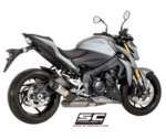 SC-Project Εξάτμιση S1 Stainless Steel Matt Black S11A-41MB για Suzuki GSX-S1000 / GSX-S1000F (2017-2020)