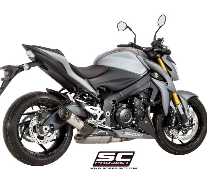 SC-Project Εξάτμιση S1 Stainless Steel Matt Black S11A-41MB για Suzuki GSX-S1000 / GSX-S1000F (2017-2020)