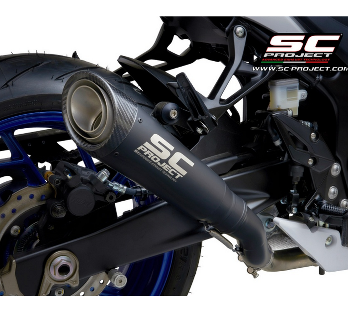 SC-Project Εξάτμιση S1 Titanium Matt Black S15A-T41MB για Suzuki GSX-S750 (2017-2020)