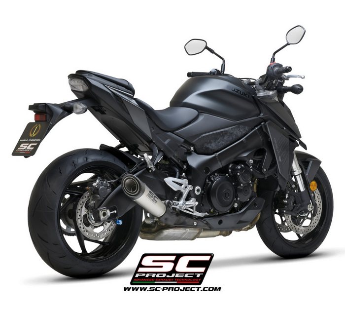 SC-Project Εξάτμιση Oval Carbon S14A-01C για Suzuki SV650 (2016-2020)