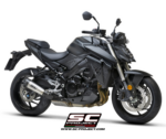 SC-Project Εξάτμιση Oval Carbon S14A-01C για Suzuki SV650 (2016-2020)