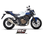 SC-Project Εξάτμιση Oval Carbon Honda CB500 F / X 2019-2020
