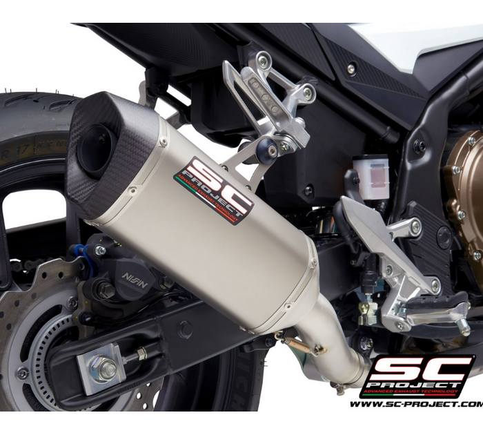 SC-Project Εξάτμιση SC1-M Titanium Honda CB500 F / X 2019-2020