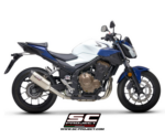 SC-Project Εξάτμιση Oval Carbon για Honda CB500 2021–2024