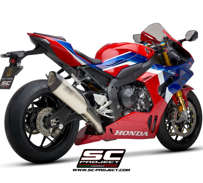 SC-Project Εξάτμιση CR-T Carbon με Βαλβίδα Τιτανίου Honda CBR1000RR-R SP 2024-2026 (H54A-VT36C)