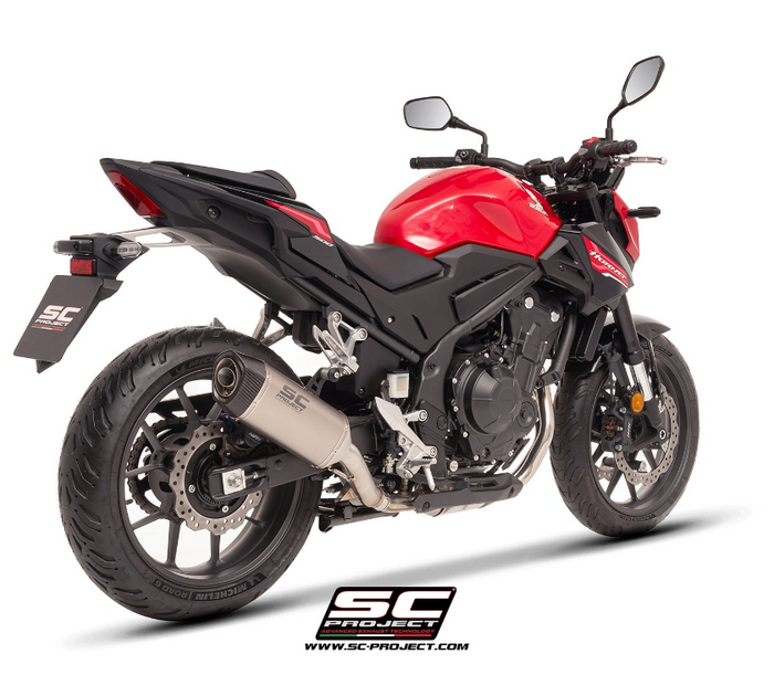 SC-Project Εξάτμιση Oval Carbon για Honda CB500 Hornet 2024–2026