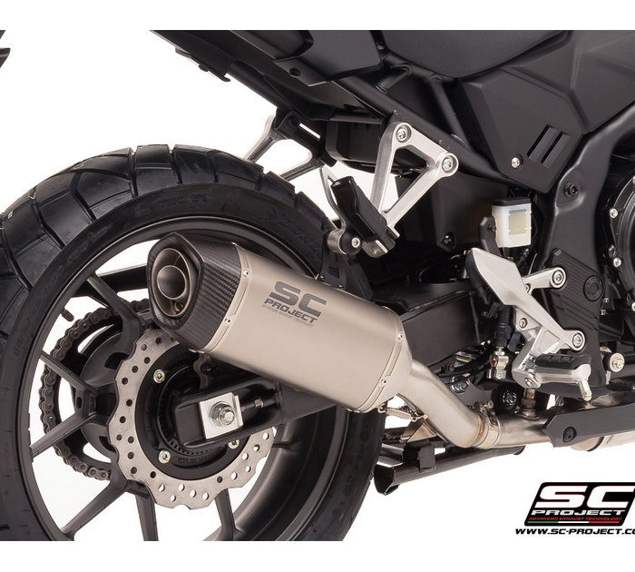 SC-Project Εξάτμιση SC1-S Titanium Honda NX500 2024-2026 Euro 5+