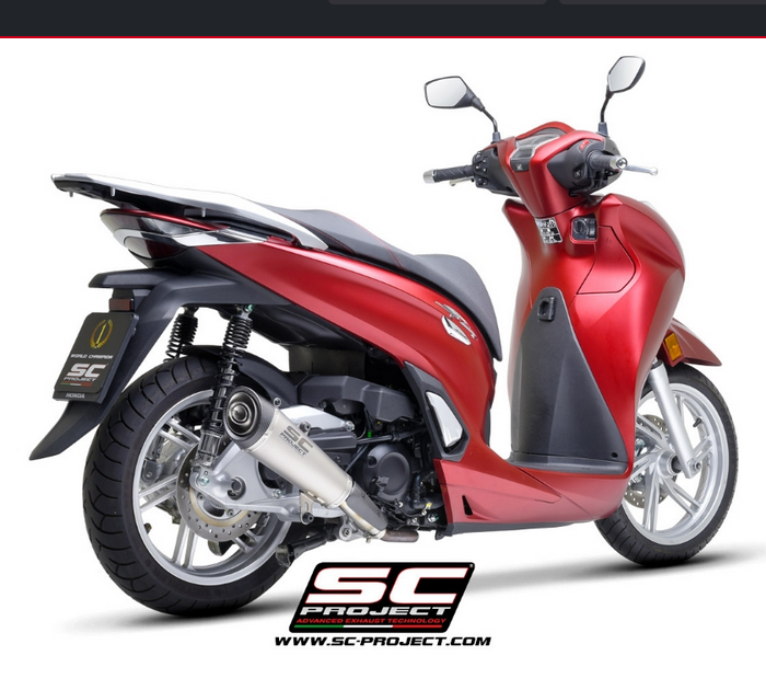 SC-Project Εξάτμιση X-Plorer II GT Titanium Slip-On για Honda Forza 350 (2021-2024)