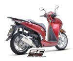 SC-Project Εξάτμιση S2 Titanium Slip-On για Honda SH350i (2021-2024)