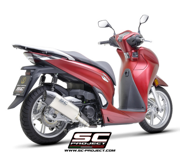 SC-Project Εξάτμιση S2 Titanium Slip-On για Honda SH350i (2021-2024)
