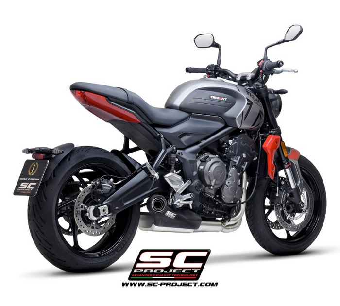 SC-Project Ολόσωμη εξάτμιση (Full System) STR-1 Triumph Trident 660 2021-2024 (T26A-C135A)