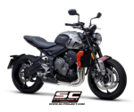SC-Project Ολόσωμη εξάτμιση (Full System) S1 Titanium Triumph Trident 660 2021-2024 (T26A-CDE41T)