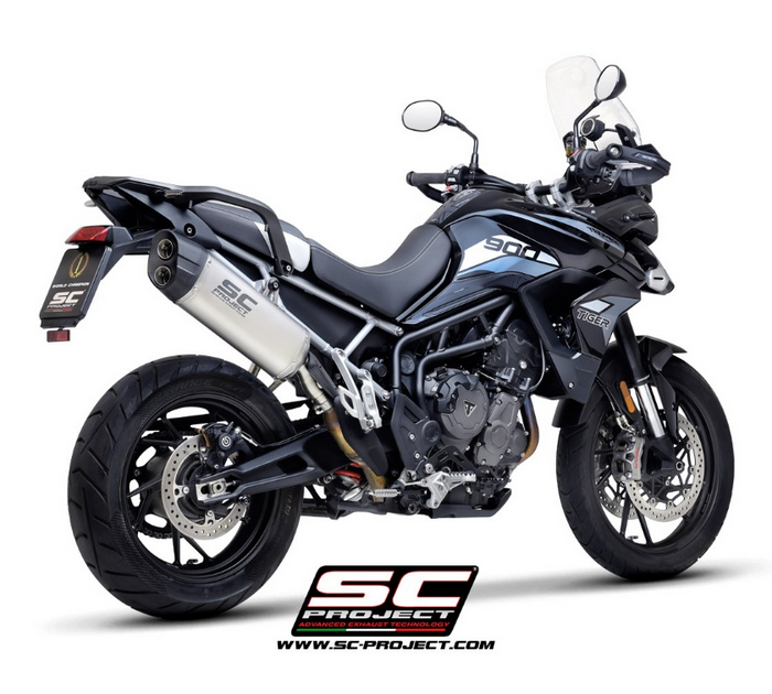 SC-Project Εξάτμιση Triumph Tiger 900 2020-2023 X-Plorer II Carbon (T27A-122C)