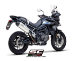SC-Project Εξάτμιση Triumph Tiger 900 2020-2023 Oval Carbon (T27A-02C)