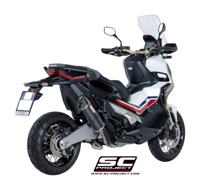 SC-Project Εξάτμιση Oval Carbon Slip-On για Honda X-ADV 750 (2017-2020)