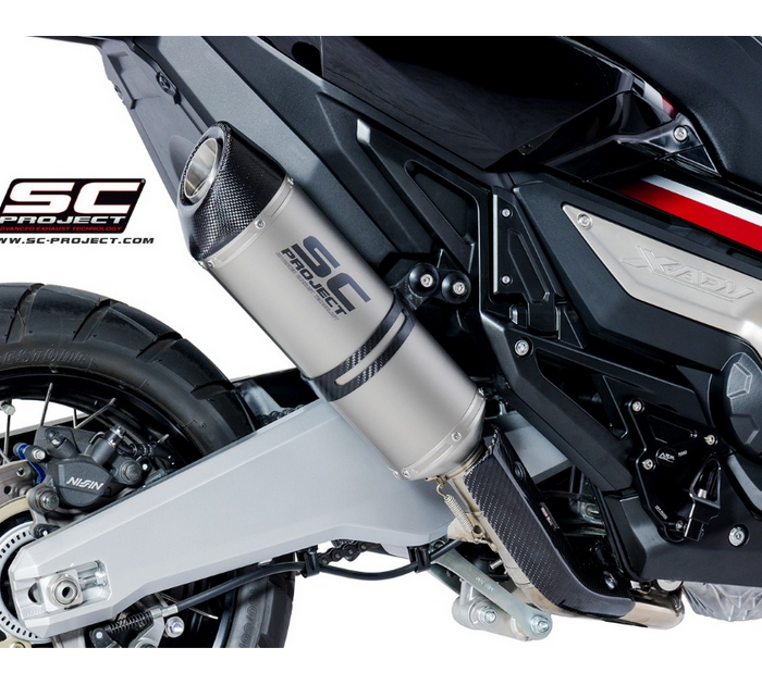 SC-Project Εξάτμιση Oval Titanium Slip-On για Honda X-ADV 750 (2017-2020)