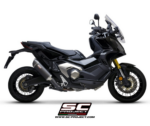 SC-Project Εξάτμιση Oval Titanium Slip-On για Honda X-ADV 750 (2021-2024)
