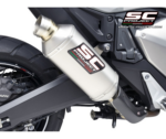 SC-Project Εξάτμιση Rally Raid Titanium Slip-On για Honda X-ADV 750 (2021-2024)