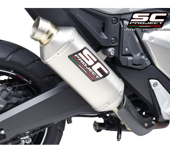 SC-Project Εξάτμιση Rally Raid Titanium Slip-On για Honda X-ADV 750 (2021-2024)
