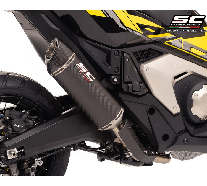 SC-Project Εξάτμιση Oval Carbon Slip-On για Honda X-ADV 750 (2025-2026)
