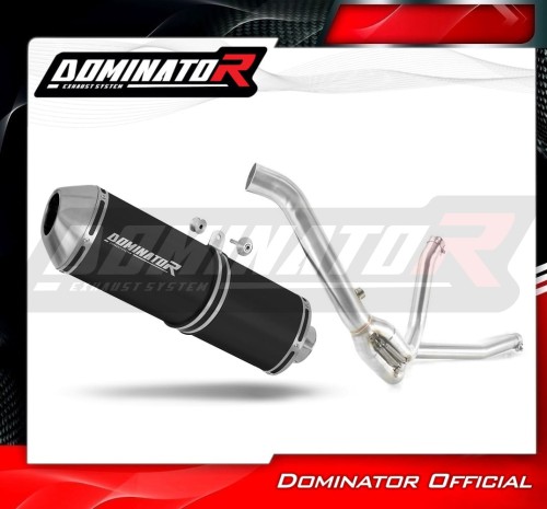 DOMINATOR Εξάτμιση OVR BLACK για Suzuki DL 650 V-Strom / XT 2012–2016