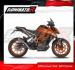 DOMINATOR GP BLACK Εξάτμιση για KTM 390 Duke 2017-2020