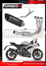 Ολόσωμη εξάτμιση (Full System) DOMINATOR HP6 BLACK για Triumph Daytona 660 2024-2026