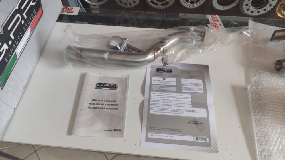 GPR Ghost Titanium Εξάτμιση Yamaha FZ6 Fazer S1/S2 2004-2013 Y.146.TO