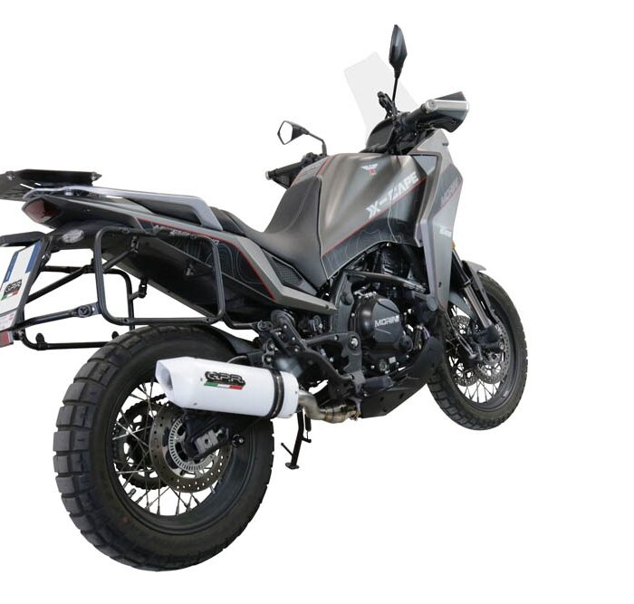 GPR Εξάτμιση Moto Morini X-CAPE 650 2021-2024 Euro5 Furore Evo4 Nero Ημί-Ολόσωμη MO.6.FNE5