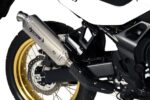 HP Corse SP-2 Short Black Titanium Low Mount για Honda XL750 Transalp 2023-2026 (HOSP2750LC-AB)