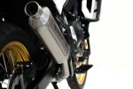 HP Corse SP-2 Short Black Titanium Low Mount για Honda XL750 Transalp 2023-2026 (HOSP2750LC-AB)