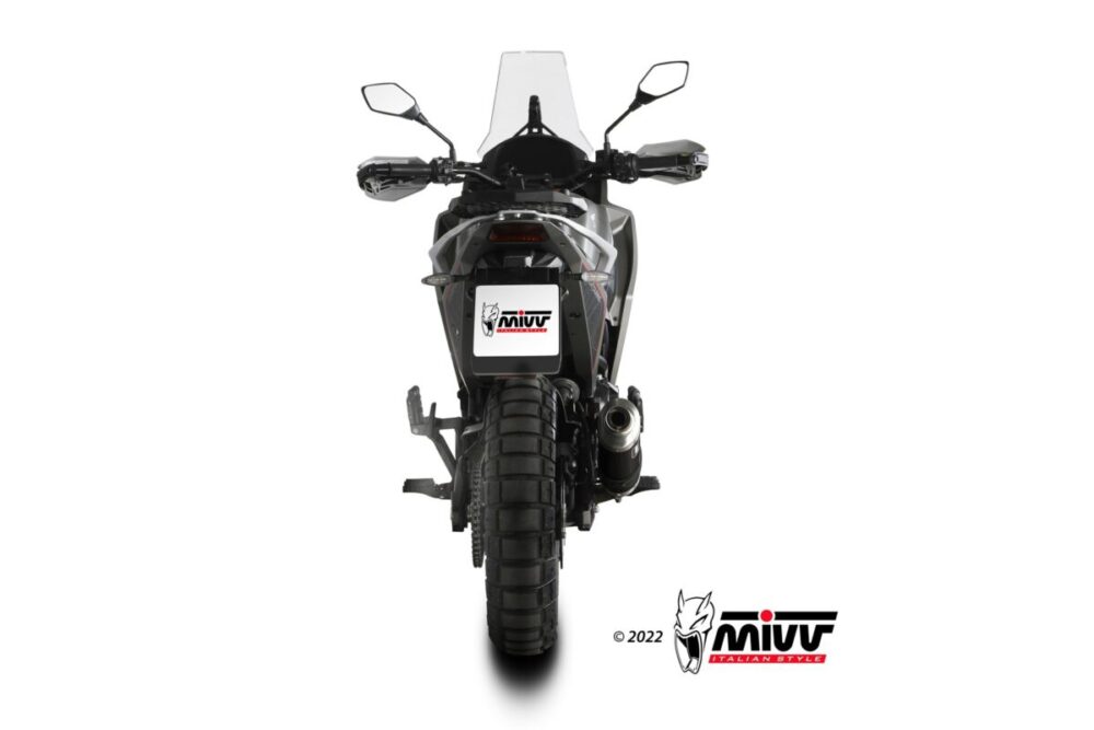 Mivv Εξάτμιση Moto Morini X-CAPE 650 2021-2024 Dakar Stainless Steel MM.001.LDKX