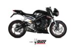 MIVV X-M5 Black Εξάτμιση για Triumph Street Triple 765 R / RS 2017-2022