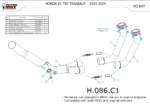 MIVV Εξάτμιση Speed Edge Inox Z.006.LRX για Zontes 703F 2025-2026