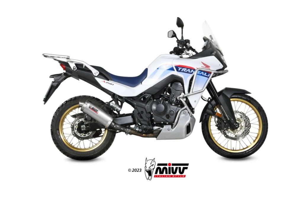 MIVV Oval Black Inox Εξάτμιση Honda XL 750 Transalp 2023-2026 | H.086.LZ