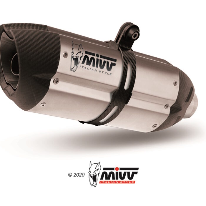 Mivv Εξάτμιση Moto Morini X-CAPE 650 2021-2024 Suono Stainless Steel MM.001.L7