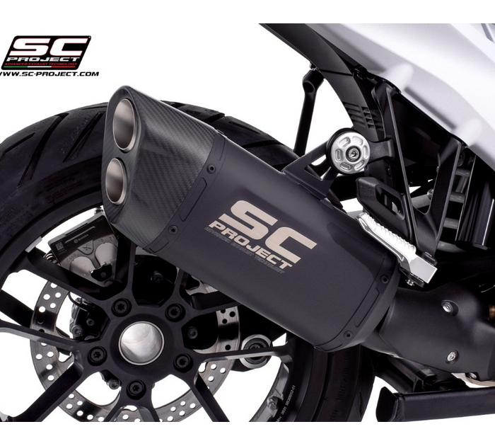 SC-Project Adventure-R Titanium Matt Black Εξάτμιση BMW R 1300 GS 2023-2026 Euro 5+ [B40A-T153MB]