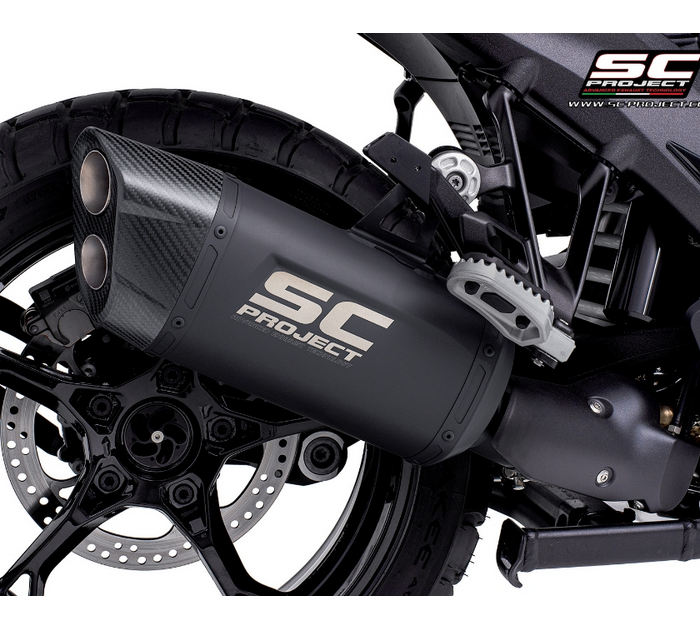 SC-Project Adventure-R Titanium Matt Black Εξάτμιση BMW R 1300 GS 2023-2026 Euro 5+ [B40A-T153MB-L]