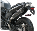 SC-Project Εξάτμιση Oval Carbon Slip-On για BMW F 650 GS 2008-2012 [B04A-02C]