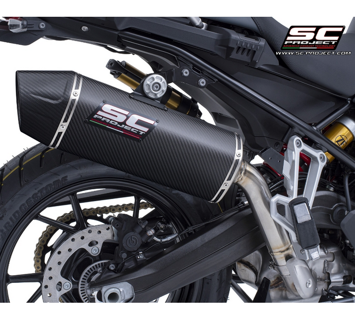 SC-Project Εξάτμιση X-Plorer II GT Carbon Slip-On για BMW F 800 GS 2024-2026 [B42B-119C]